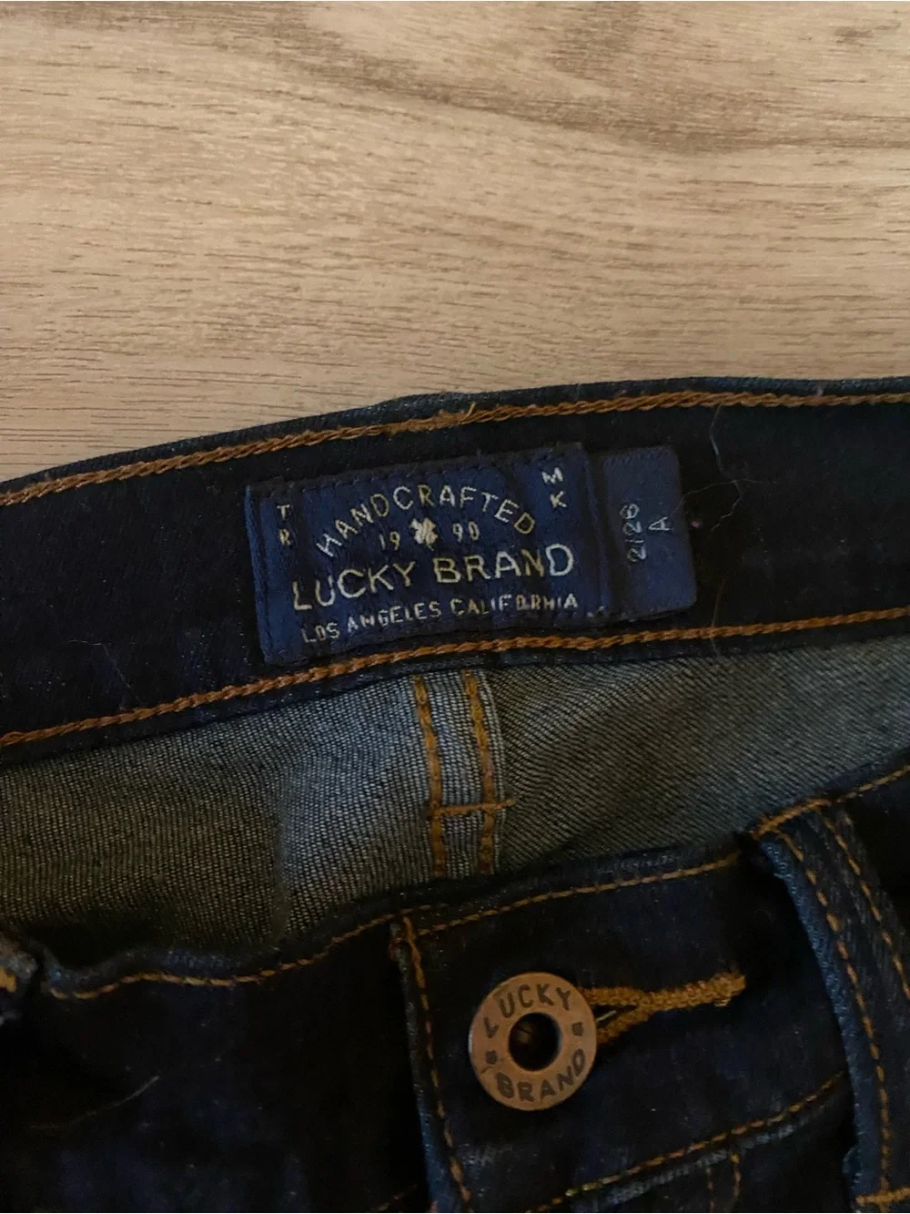 Lucky Brand Charlie Skinny Dark Blue Jeans